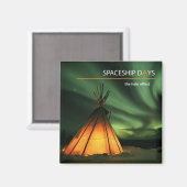 Ruimteschip dagen magneet (halo) (Voorkant / Achterkant)