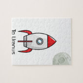 Ruimteschip en ruimtevaartuig legpuzzel (Horizontaal)