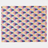 Ruimteschip Fleece Deken (Voorkant (Horizontaal))