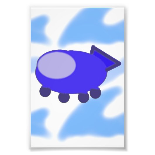 ruimteschip foto afdruk (Voorkant)