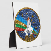 ruimteschip fotoplaat (Zijkant)