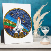 ruimteschip fotoplaat (Zijkant)