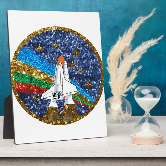 ruimteschip fotoplaat (Zijkant)