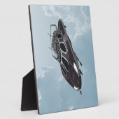 ruimteschip fotoplaat (Zijkant)