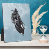 ruimteschip fotoplaat (Zijkant)