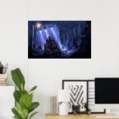 ruimteschip invasie v2 poster (Thuiskantoor)