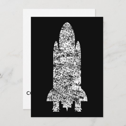 ruimteschip kaart (Voorkant / Achterkant)