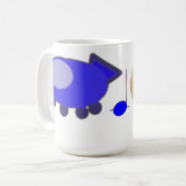 ruimteschip koffiemok (Voorkant links)