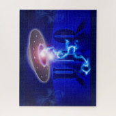 ruimteschip legpuzzel (Verticaal)