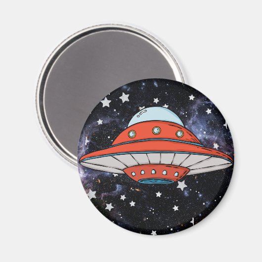 ruimteschip magneet (Voorkant / Achterkant)
