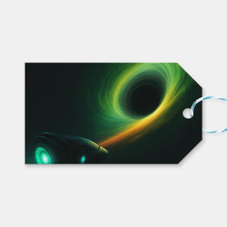 Ruimteschip Ontsnapping Favor Labels – Futuristisc Cadeaulabel