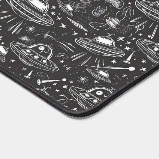 Ruimteschip patroon bureaumat (Hoek)