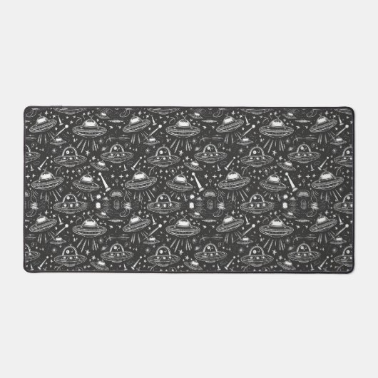 Ruimteschip patroon bureaumat (Voorkant)