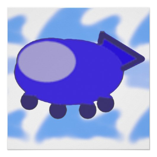 ruimteschip perfect poster (Voorkant)