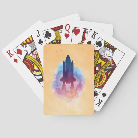 Ruimteschip Pokerkaarten (Achterkant)