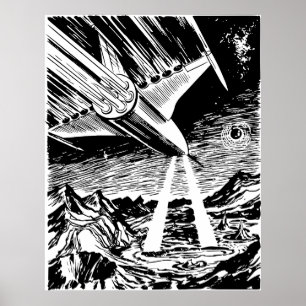 ruimteschip poster