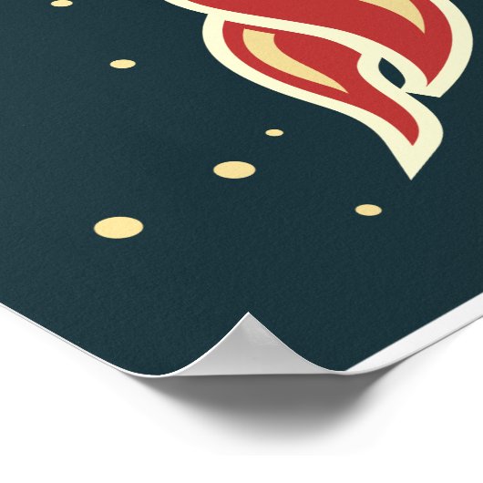  ruimteschip poster (Hoek)