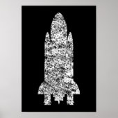 ruimteschip poster (Voorkant)