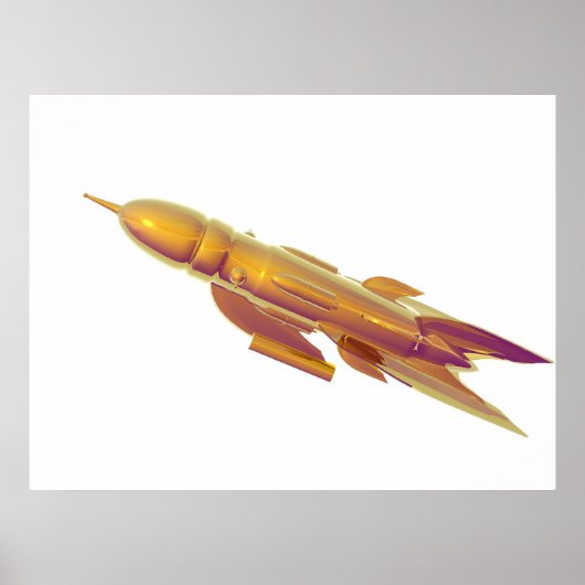 ruimteschip poster (Voorkant)