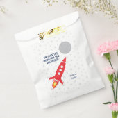 Ruimteschip Rocket Valentijn Favor Tassen Bedankzakje (Gezegeld)