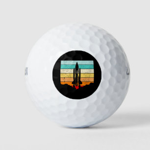ruimteschip/ruimte/ruimtevaartuig golfballen