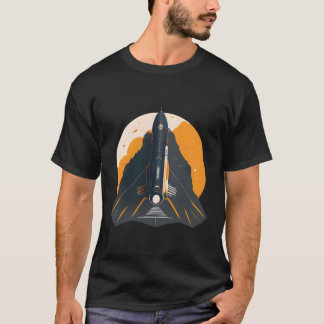 Ruimteschip Ruimtevaart Wetenschap T-shirt