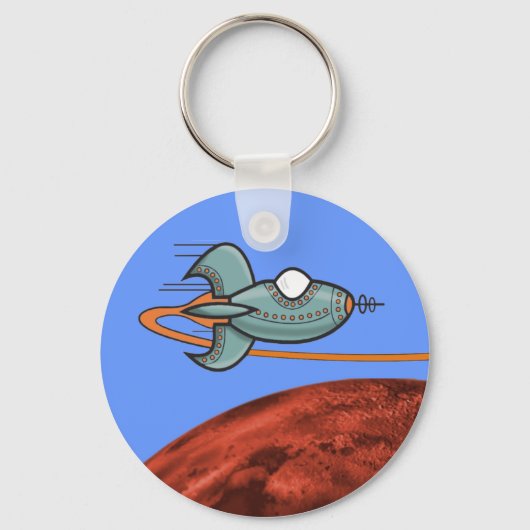 Ruimteschip Sleutelhanger (Voorkant)