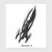 ruimteschip sticker (Vel)