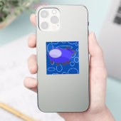 Ruimteschip Sticker (Telefoon)