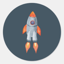 Ruimteschip-Sticker