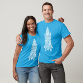 ruimteschip t-shirt (Unisex)