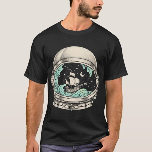 Ruimteschip T-shirt (Voorkant)