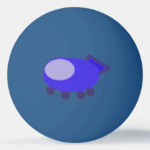 Ruimteschip Teddybeer Pingpongbal (Achterkant)