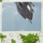 ruimteschip theedoek (Gevouwen)