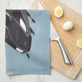 ruimteschip theedoek (Quarter Fold)