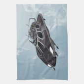 ruimteschip theedoek (Verticaal)