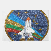 ruimteschip theedoek (Horizontaal)