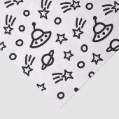 Ruimteschip Tissuepapier (Detail)