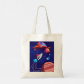 RUIMTESCHIP TOTE BAG (Achterkant)