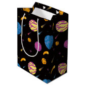 Ruimteschip Traveling Galaxy Pattern Medium Cadeauzakje (Achterkant Gekanteld)