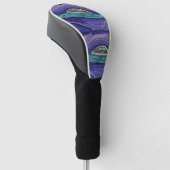Ruimteschip UFO Alien UAP paranormaal Golfheadcover (Schuin)