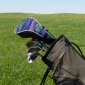 Ruimteschip UFO Alien UAP paranormaal Golfheadcover (Insitu)
