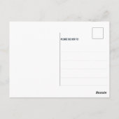 Ruimteschip Verjaardagsavontuur Briefkaart (Achterkant)