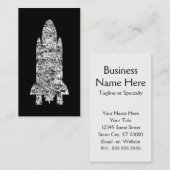 ruimteschip visitekaartje (Voorkant / Achterkant)