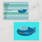 Ruimteschip Visitekaartjes (Voorkant / Achterkant)