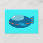 Ruimteschip Visitekaartjes (Achterkant)