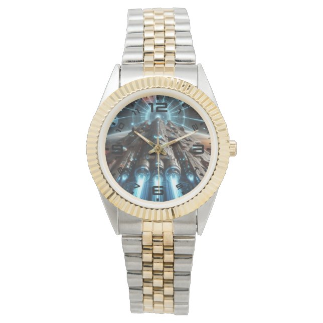 ruimteschipwacht horloge (Voorkant)