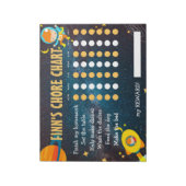 Ruimteschores, Astronaut Responsibility Chart Notitieblok (Linkerzijde)