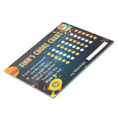 Ruimteschores, Astronaut Responsibility Chart Notitieblok (Schuin)