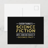Ruimtesciencefictiondag Science Alien Nerds Cadeau Briefkaart (Voorkant / Achterkant)